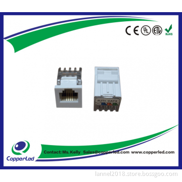Cat.3 6P4C Keystone Jack, Toolless